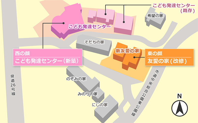 岡崎こども発達センター工事概要