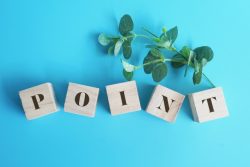 POINTと書かれたブロック