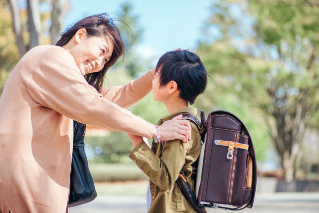 褒められている子ども