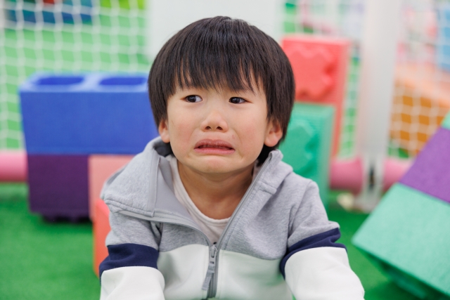 拗ねている子ども