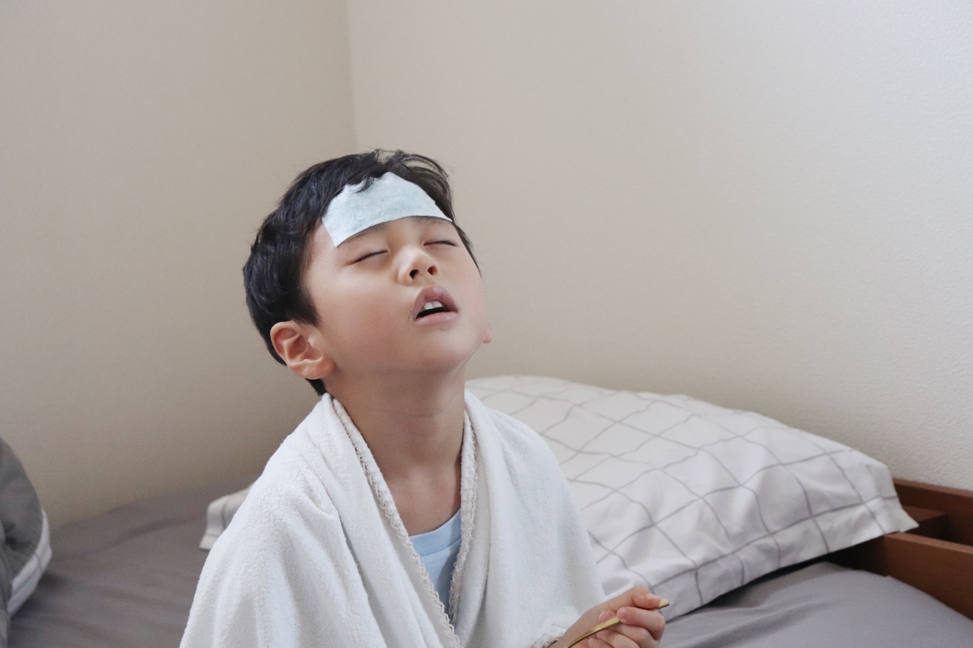 発熱している子供